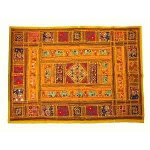  Tablecloth Handmade Rectangular Decorative Bead Work 