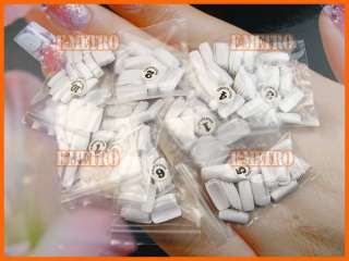   500pcs White False Artificial Acrylic Full Cover Nail Tips  