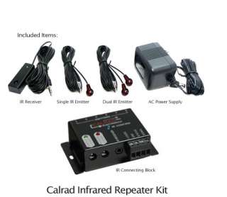 IR Infrared Remote Control Extender Kit 3 Device HIDES Wires and 