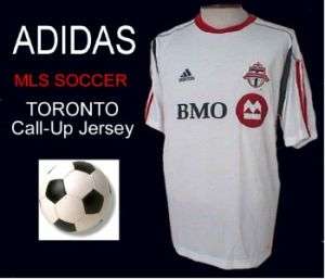ADIDAS MLS Soccer TORONTO Mens Call Up JERSEY Shirt L  