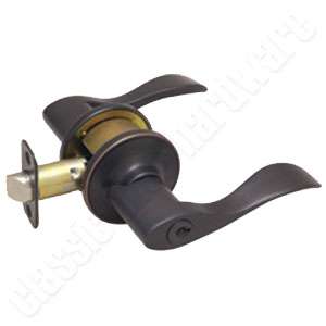 Madison Oil Rubbed Bronze Keyed Entry Door Knob Lever  