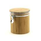 ThinkBamboo Medium Air Tight Bamboo Canister   Carbonized Brown