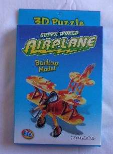 BI Plane Airplane Educational 3D Puzzle Building Model  
