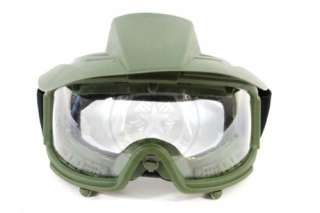 Full Seal Clear Lens Tactical Airsoft Eye Protection Goggles w/ Visor 