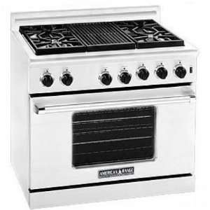   Series 36 Pro Style Freestanding Natural Gas Range 4 Sealed Burners