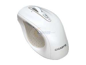   GIGABYTE GM M7700 White 1 x Wheel USB RF Wireless Laser 1600 dpi Mouse