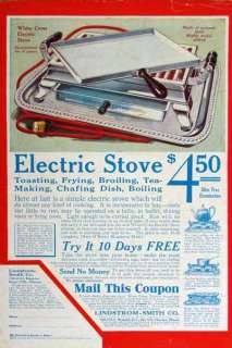   print advertising for White Cross Electric Stove Lindstrom Smith