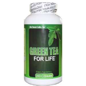  Green Tea For Life 500 MG 250 capsules Energy Antioxidants 
