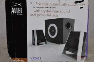 Altec Lansing VS2621, 2.1 Channel Speaker System  
