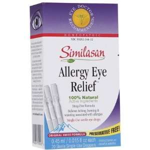 Similasan Allergy Eye Relief Single Use Droppers 0.15 oz (Quantity of 