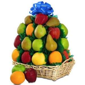 Mountain of Gifts Tower Fruit Basket  Grocery & Gourmet 