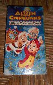 Alvin and the Chipmunks Alvins Christmas Carol Animated VHS 1980s 