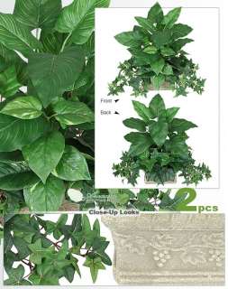 Artificial 15 Ivy Pothos Philo CallaLily Silk Plant  