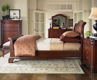 Bordeaux Louis Philippe Style Bedroom Furniture Sets, 3 Piece 