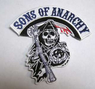 Sons of Anarchy TV Series Logo Fully Embroidered Patch  