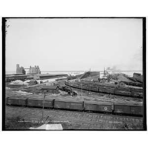 Anchor Line docks,Penna. R.R. Pennsylvania Railroad coal & ore docks 