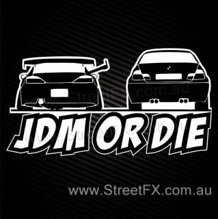 JDM or DIE S15 Jap drift sticker decal for drifter SR20 S14 S13 S12 
