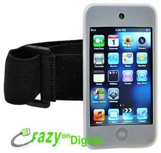 Clear Skin Case Armband for Apple iPod Touch iTouch 4G  
