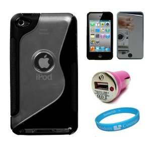  Apple iPod Touch 4th Gen + USB Car Charger with LED Power Indicator