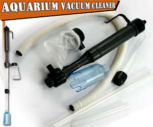 Battery Auto Aquarium Fish Tank Vacuum Syphon Cleaner  