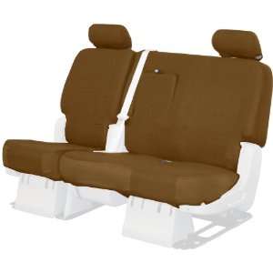    Coverking Custom Fit Rear Bench Seat Cover   Tweed, Tan Automotive