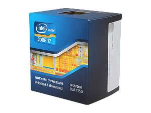 Intel Core i7 2700K Sandy Bridge 3.5GHz (3.9GHz Turbo) LGA 1155 95W 