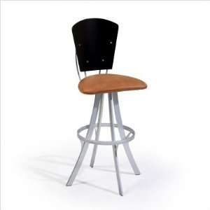  Hodo 30 Barstool Metal Finish Charcoal, Fabric Couture 