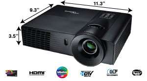    Optoma DS339 SVGA, 2600 Lumen, 3D Multimedia Projector Electronics