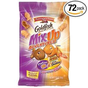 PEPPERIDGE FARM Goldfish Adventure Mix Ups, 72 Count Pouches  