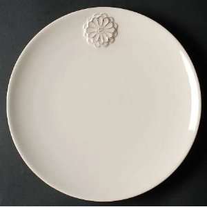   Artistic Accents A2a3 Cream Dinner Plate, Fine China Dinnerware Home