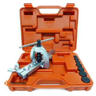 Automotive Brake And Air Line Double Flaring Tool Set Case Flare Hand 