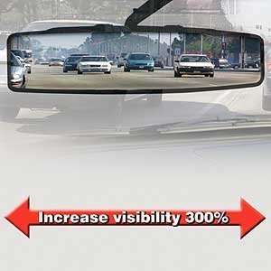  12 Panoramic Rear View Mirror Glass Car Auto Fits All 