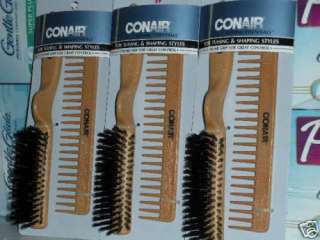 Conair teasing & shaping brush and comb 3 in lot  