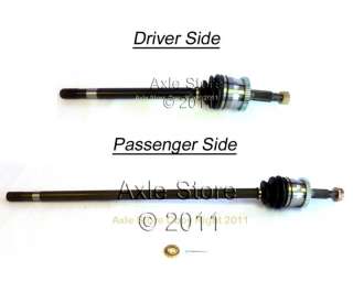 New CV Axles Driveshafts with QD DC 25024A DC 25025A  