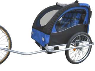 Booyah 3 in1 double baby kid bike trailer and jogger stroller White
