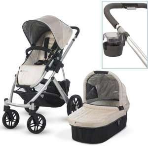   UPPAbaby 0112 LSY Lindsey VISTA Stroller With Cup holder   Wheat Baby