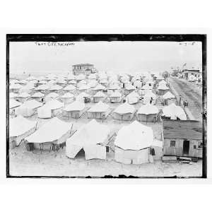  Photo Tent City, on beach, Rockaway, N.Y. 1910
