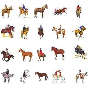  Brother/Babylock PES Embroidery Machine Card HORSES 3 