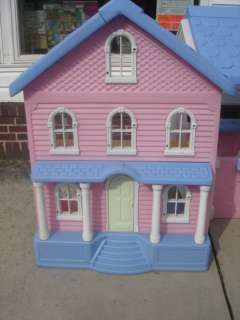   Doll House & Childs Play House Pink & White HTF My Size Barbie  