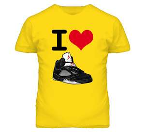 Love Jordan Sneakers Basketball Shoes Yellow T Shirt  