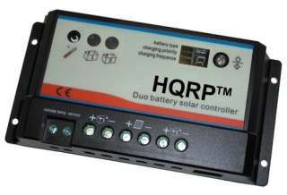 HQRP 2 Battery Charge Solar Controller RV Caravan Boat 884667818259 
