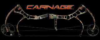 Bear 2012 Carnage Right Hand Compound Bow 70lb 25.5 to 30.5 Draw 