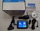 Garmin nuvi 205 GPS bundle   mount, charger, 2012 maps, warranty fast 