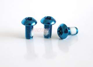 XON Bike Nylok Brake Rotor Screw Bolt 12pcs Blue  