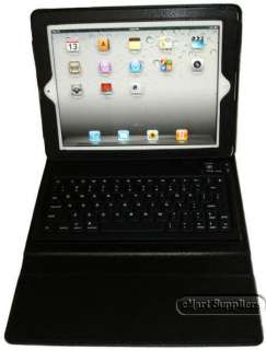 Bluetooth Wireless Keyboard and Leather Case for iPad2 US Seller 