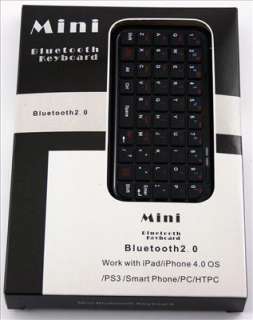 Bluetooth Mini keyboard PS3 iPod Touch iPhone 4 iPad 2  