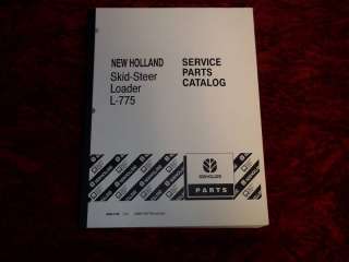 New Holland Skid Steer Loader L775 Parts Manual  