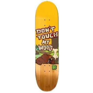  Dont Touch My Wood Bamboo Skateboard Deck by BambooSK8 8 5 