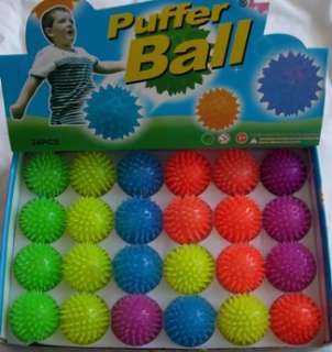 Lot 24 Motion Activate Flashing LED Spike Bounce Ball $  