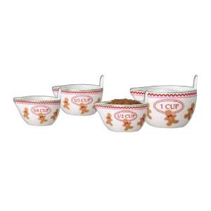 HOLIDAY GINGERBREAD 3 QT MIXING BOWL &MEASURING CUP SET  